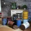 Barkruk | Industriële Barkruk | Retro Barkruk | Vintage Barkruk | Olievat Barkruk | Barrel Barkruk | Vat Barkruk