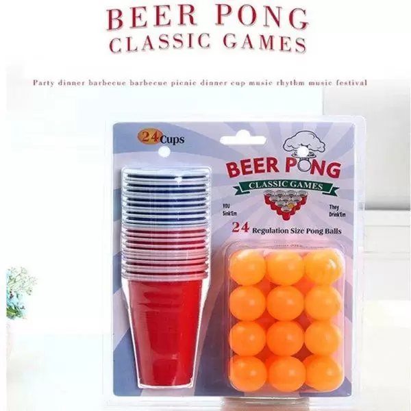 Beerpong Set | Beer Pong Set | Bierpong Set | Bier Pong Set