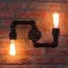 Retro Wandverlichting / Wandlamp | Vintage Wandverlichting / Wandlamp | Industriële Wandverlichting / Wandlamp – Waterpijp / Pijp Lamp Loft