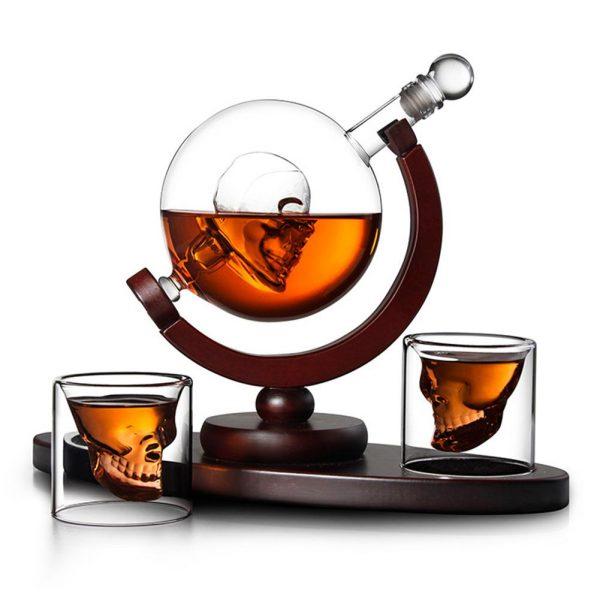 Whiskey Wereldbol | Whiskey Wereldbol Karaf | Whisky Wereldbol Karaf | Wereldbol Decanteerkaraf | Luxe Whiskey Karaf | Whiskey Globe | Drank Decanteer Karaf |