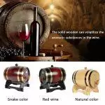 Eiken Houten Vat voor Wijn, Whiskey of Rum | Vintage Wijnvat/Wijndispenser/Whiskeydispenser | Brouwvat/Drankvat | Oak Wood Vat met Kraan