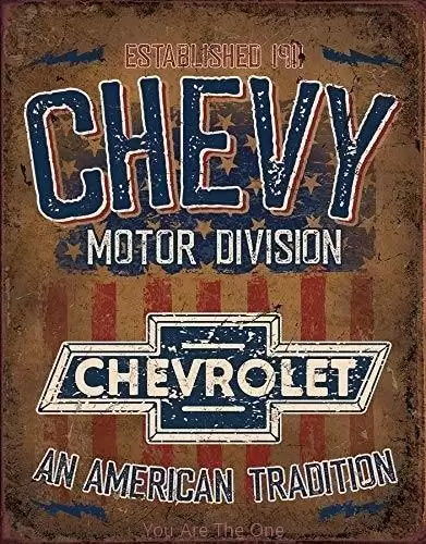 1956 Chevy Genuine Parts Pistons Metal Tin Signs Wall Decor Board Retro Wall Decor for Bar Pub Funny Tin Sign