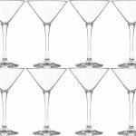 8x-cocktail-martini-glazen-transparant-260-ml-martini-serie-26-cl-