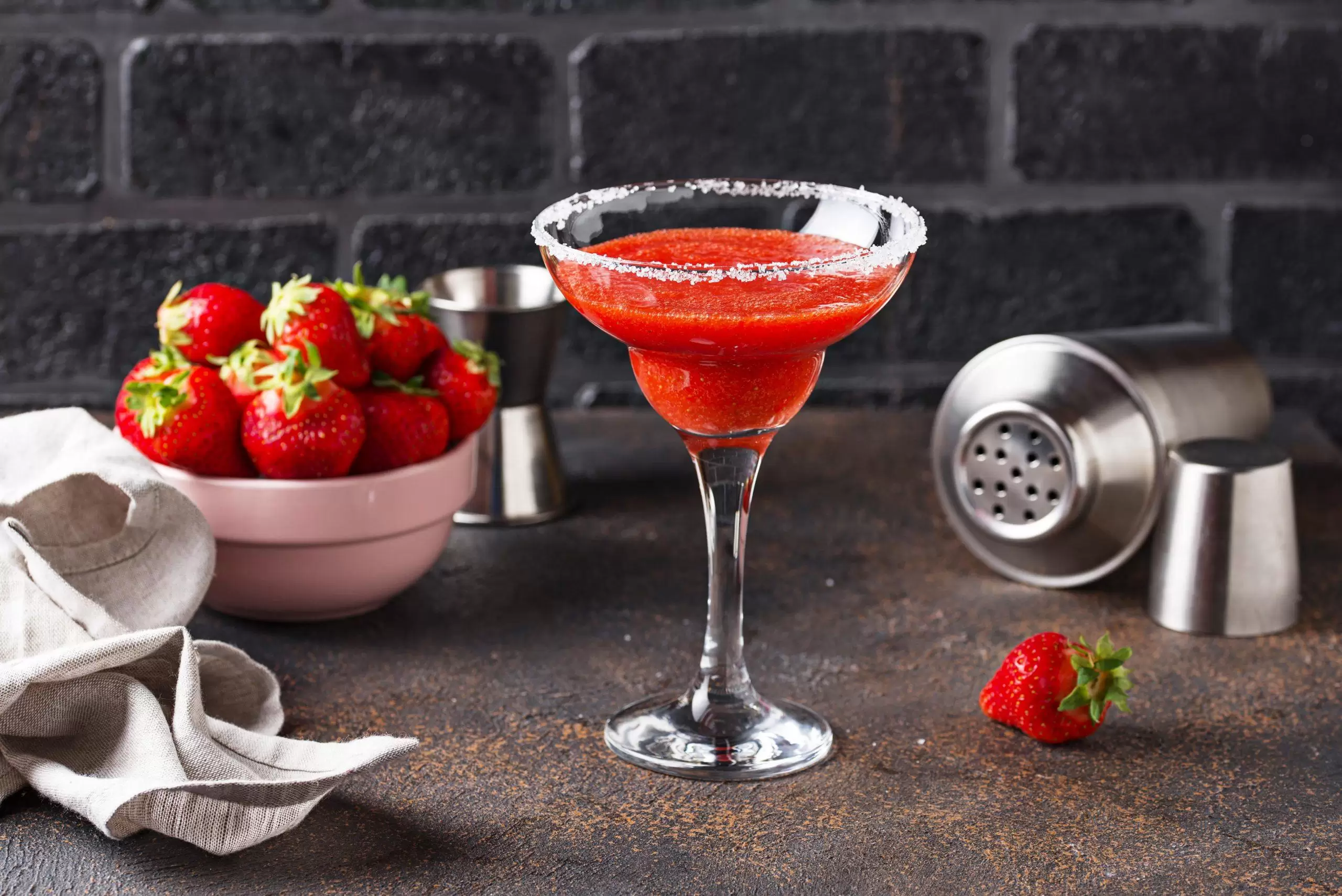 Strawberry Margarita Cocktail Recept